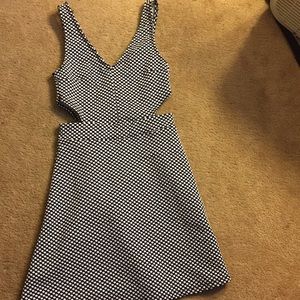 Black and White Dotted Dress